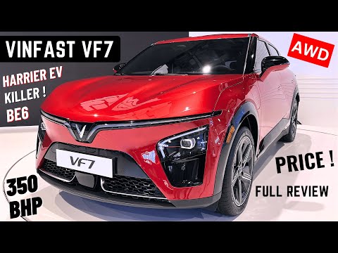 2025 Vinfast VF7 Premium SUV - Better Than Mahindra BE6 & Tata Harrier EV | Features, Price, Range |