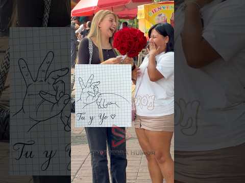 Tรบ y yo, el mensaje del amor ๐ฅฐ ๐๐๐ #funny #prank #humor
