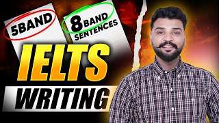 IELTS Writing ਵਿੱਚ 5 ਤੋਂ 8 Band ਕਿਵੇਂ ਲੈ ਕੇ ਆਈਏ? Sentences ਨਾਲ ਸਿੱਖੋ! 📚