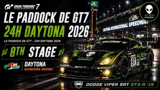 Le Paddock de GT7 – 24H Daytona 2026 | Stage 8 | Dodge Viper SRT GT3-R '15 | GT7