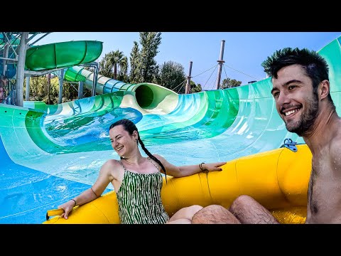 Waterslides at Aqualand Fréjus in France 🇫🇷