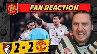 RANT Officials ROBBED US 🤬 Maguire Cost Us! Bournemouth 2-2 Manchester united