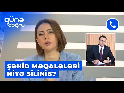 Günə doğru | "Wikipedia"dakı şəhid məqalələri niyə silinib?