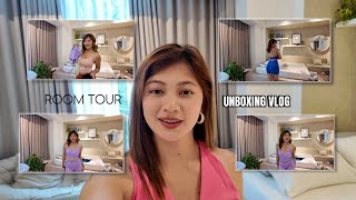 ROOM TOUR & UNBOXING VLOG || ELIZ