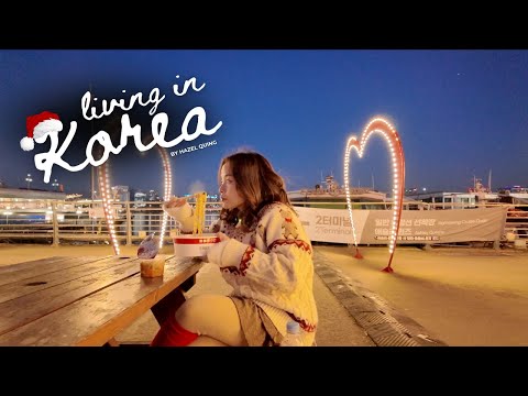 Living in Korea | alone on christmas eve, cozy night by the han river and quiet moments