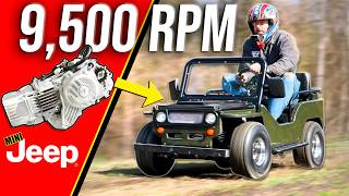 We Bought the Cheapest Mini Jeep Online and Swapped in a Racing Engine (3X Horsepower)