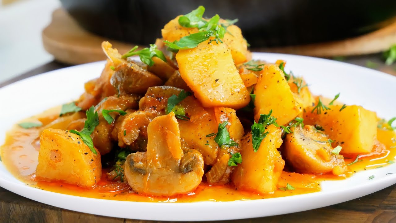 Не дорого не сложно, вкуснее, чем с мясом. Картофельно - грибной СОУС