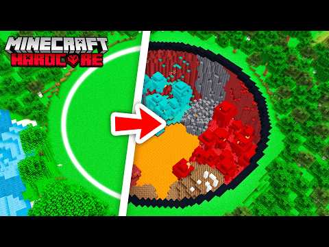 J'ai découvert le NETHER sous L'OVERWORLD sur Minecraft Hardcore