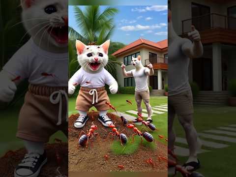Di gigit semut malah di suruh ketawa 😭 #shortvideo#funny#comedy#family#cat#cute#kucinglucu#ai#trend