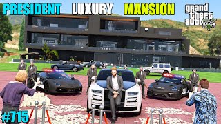 GTA 5 : LUXURY BIG MANSION FOR PRESIDENT MICHAEL | GTA 5 GAMEPLAY #715