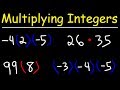 Mastering Integer Multiplication with Different Signs