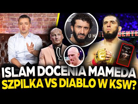 SZOK! GWIAZDA UFC DOCENIŁA MAMEDA KHALIDOVA. SZPILKA VS DIABLO W KSW? | MMA RAPORT