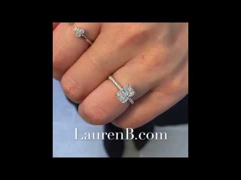 2 ct Radiant Cut Four-Prong Diamond Engagement Ring