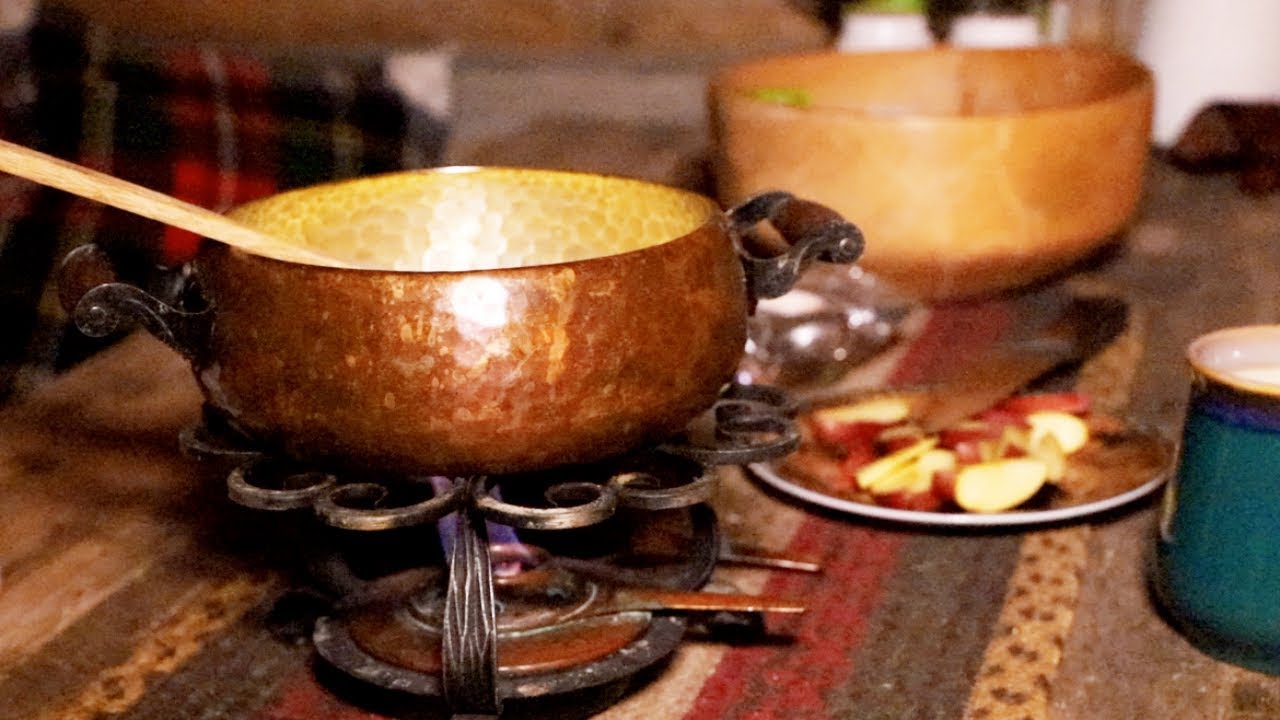 Cooking at the Cabin: Cheese Fondue and Birthday Hike with My Wife and Dog