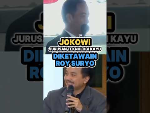 JOKOWI SALAH SEBUT JURUSAN DI FAKULTAS KEHUTANAN UGM, INI KOMENTAR ROY SURYO #jokowidodo #roysuryo