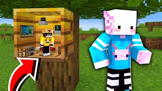 Minecraft'ta Kardeşimi DÜNYANIN EN KÜÇÜK EVİ İLE TROLLEDİM!!
