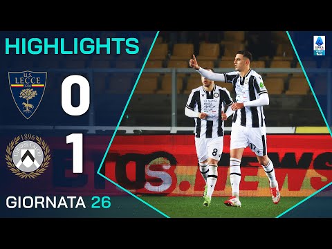 LECCE-UDINESE 0-1 | HIGHLIGHTS | 26ª GIORNATA | SERIE A ENILIVE 2024/25