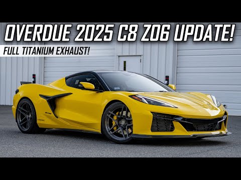 2025 C8 Corvette Z06 Update | Full Titanium Fabspeed Exhaust Sounds INSANE!
