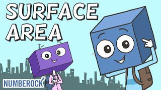 Surface Area Song for Kids | Cube and Rectangular Prism Geometry by NUMBEROCK