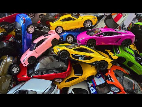 Awesome Diecast Car Collection: Check Out These Cool Models! Lamborghini, Porsche, McLaren, BMW