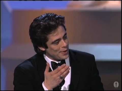 Benicio Del Toro winning Best Supporting Actor