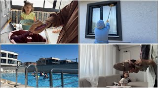 AİLECEK HAVUZ KEYFİMİZ | ÇOCUKLARIMLA AŞURE KEK YAPIYORUM | YAZLIĞA GELEN KARGOLARI AÇIYORUZ | VLOG