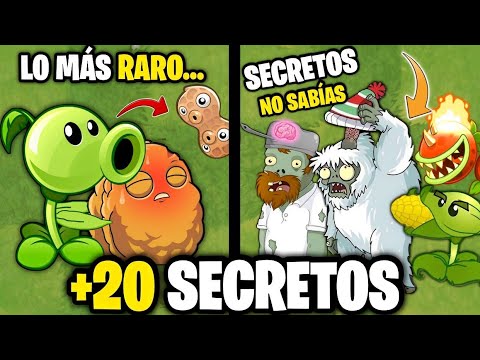 +20 SECRETOS que DEBES DE SABER en Plantas vs Zombies 2 (PVZ 2)