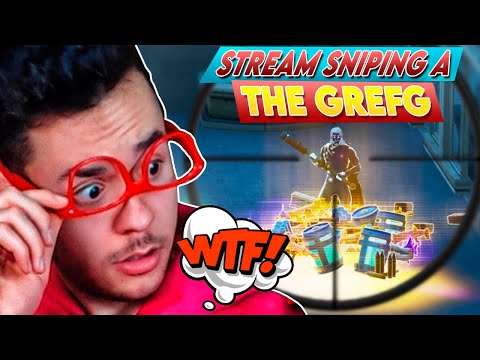 STREAM SNIPING a THEGREFG!!! Se vuelve LOCO ๐ฑ