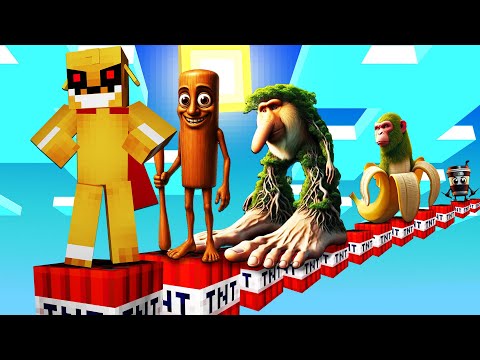 ¿CUAL BRAINROT ES MÁS RAPIDO en MINECRAFT? 😱💥 CARRERA TNT en MINECRAFT