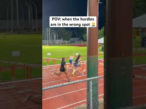 60m Hurdle Race Ends BADLY ๐ณ