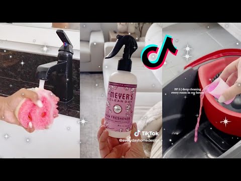 satisfying house cleaning motivation tiktok 🍋🍉🍒