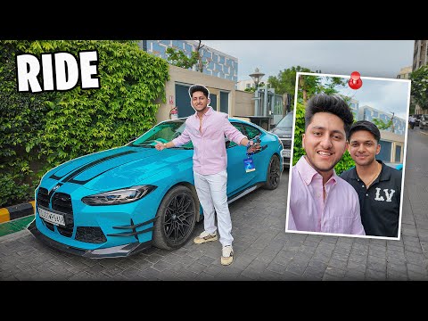 Lokesh Ki BMW M4 Mai First Ride 😍 M4 Vs Mustang!