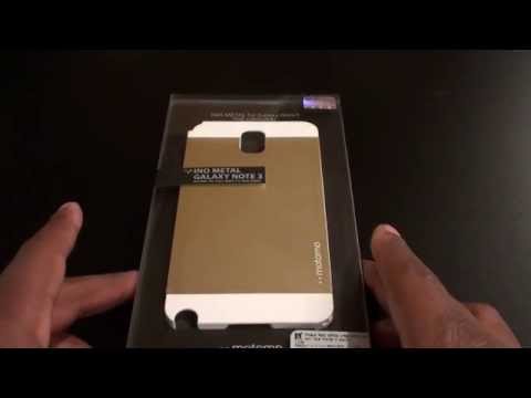 (ENGLISH) Samsung Galaxy Note 3 INO Metal Aluminum Hard Case  Gold