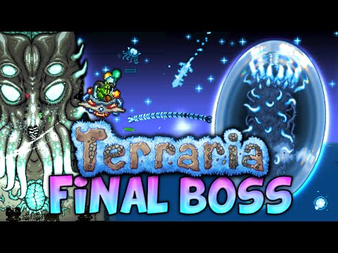 KILLING THE FINAL BOSS AND THE AWESOME LUNAR EVENT (Terraria 1.3 - Final boss walkthrough/strategy)