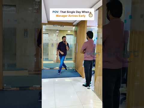 Late Coming Employees VS Manager ?? #office#viral#comdey#funny#shorts #employees#funnyvideo#latest