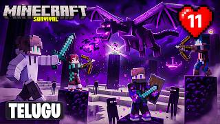 We Finally Beat the Ender Dragon - Minecraft Survival | Episode - 11 | MK Telugu Gaming