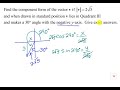 Trigonometric Functions and Vectors