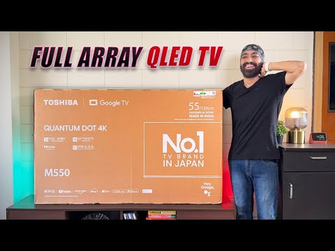 Toshiba QLED TV 55 inch Full Array 4K 2025 (M550NP) Review 🔥