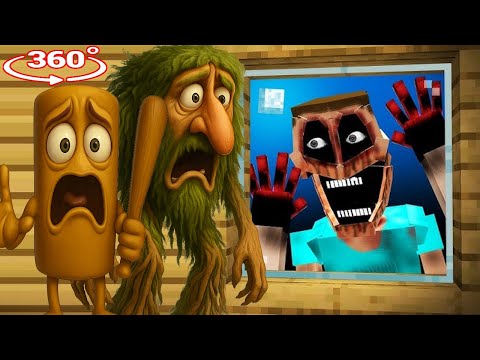 MAD MIMICER came to TUNG TUNG SAHUR and BRR BRR Patapim in Minecraft 360