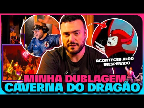 A HONRA DE DUBLAR O FINAL DE CAVERNA DO DRAGÃO COM O @JovemNerd