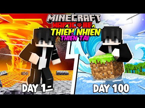 MÌNH SINH TỒN 100 NGÀY TRONG MINECRAFT THẢM HỌA THIÊN NHIÊN SIÊU KHÓ !!