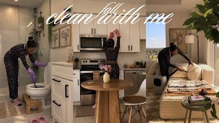 Cozy fall clean with me 🍂 | Deep cleaning & autumn home reset