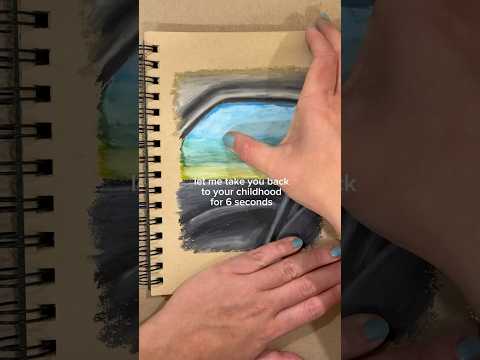 this ones makes me emotional🥹🌼 (hand-drawn oil pastel animation) #art #animationart #stopmotion