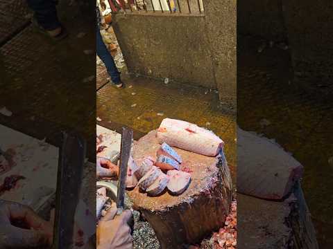 Fast Rohu Fish Cutting Skills In Bangladesh Fish Market By Expert Cutter  #shorts