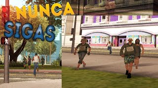 NUNCA SIGAS A LOS VAGABUNDOS DEL GTA SAN.EXE PASA ESTO!!!