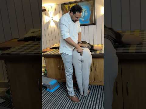 Coccyx type 2 adjustment #chiropractor #physiotherapist