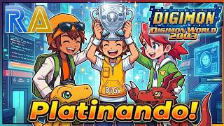 Upando todos pro 45 e Armas Lendárias! PLATINANDO Digimon World 2003! #8