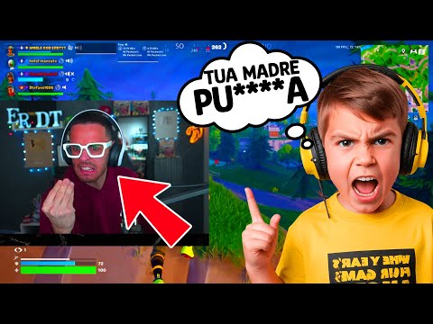 INCONTRO un BAMBINO che INSULTA MIA MADRE in CONTINUAZIONE su FORTNITE!!