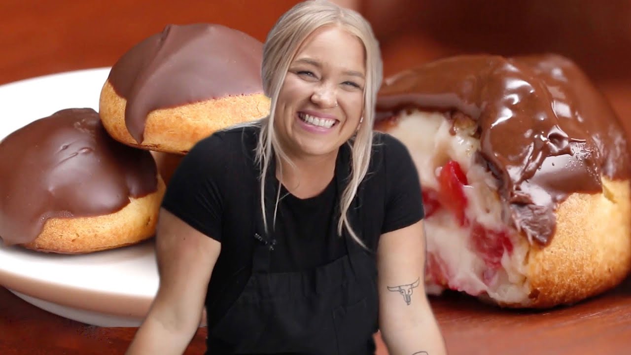 Alix's Chocolate-Dipped Strawberry Cream Puffs