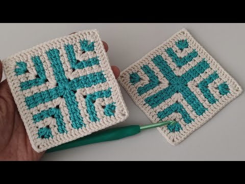 Discover the Most Awesome Crochet Granny Square PİNTEREST Pattern of 2024 | Crochet Square Tutorial